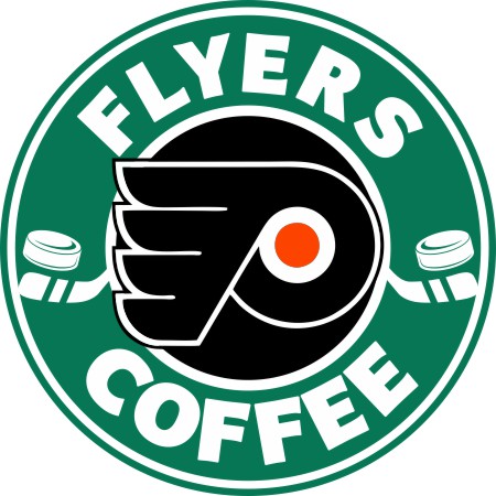 Philadelphia Flyers Starbucks Coffee Logo iron on paper